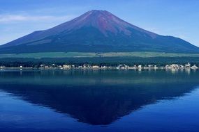 Landscape of Mount Fuji