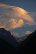 morning in himalaya mountains