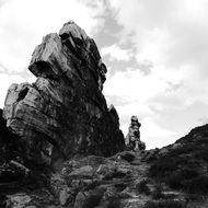 devil's wall rock dramatic look