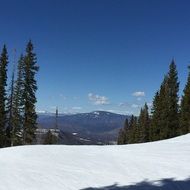 beautiful snow capped mountains in colorado