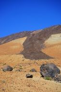 Volcanic hills on Canary Islands