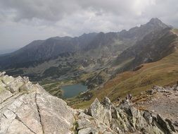 mountains rocks view
