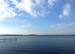 view of a large lake in Wisconsin