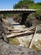 Bridge over the canyon