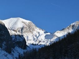 panoramic view of hautes alpes