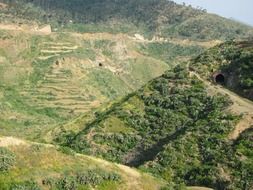 panorama of beautiful nature in eritrea