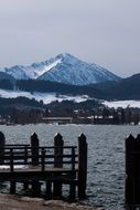 panorama view of snowy mountain