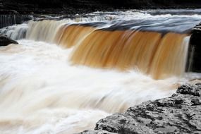 brown water cascade