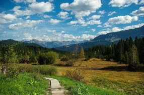 broadwalk near Riezlern, German