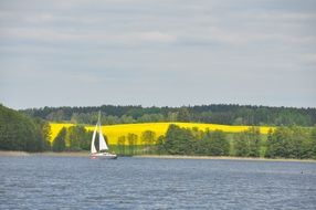 picturesque lake in Masuria