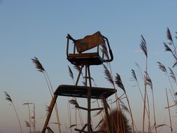 bottom view of the observation post