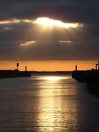 lighthouse in the sunshine