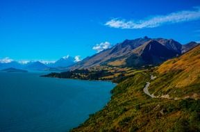 lake near the mountains in new zealand