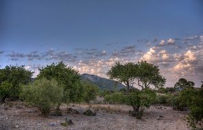 Landscape of mountain in caimari