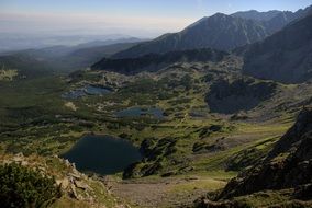 tatry mountains landscape view