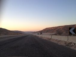 highway road travel landscape