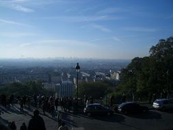 distance view of mont martre