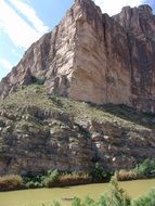 river along the rocks in Big Bend national park