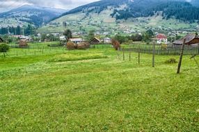 village, countryside in Romania