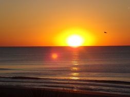 beautiful sunset view