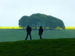 walk people