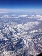 mountain view aerial view