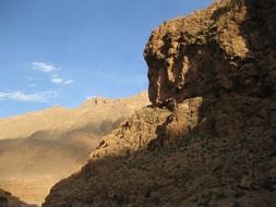 mountains as part of a landscape in morocco