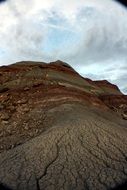 painted desert near the mountain