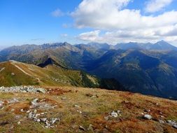 Mountains in Poland in autumn