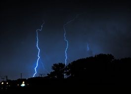 lightning storm