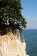 cliffs by the sea in Denmark