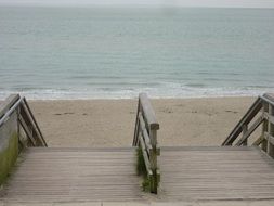 beach stairs