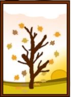 Autumn season drawing