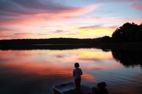 rest at the lake
