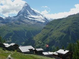 matterhorn mountain panorama landscape