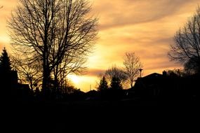 bright and colorful sunrise