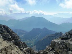 picturesque alpine mountains, austria