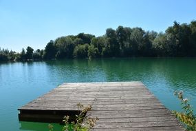 bridge on the lake