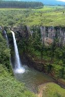 aerial view of mac mac falls