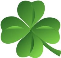 drawing of a four leaf clover