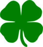 drawing of irish clover leaf