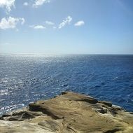 seascape from a hawaiian island