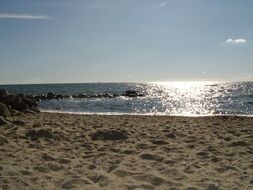 beach coast tranquil scene