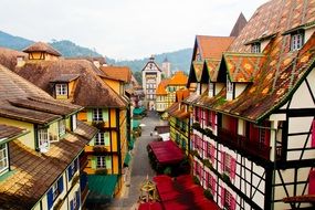 hotel in a resort town