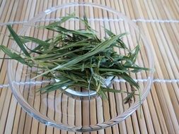 Bamboo in the bowl