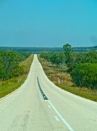 smooth long road in the outback of australia