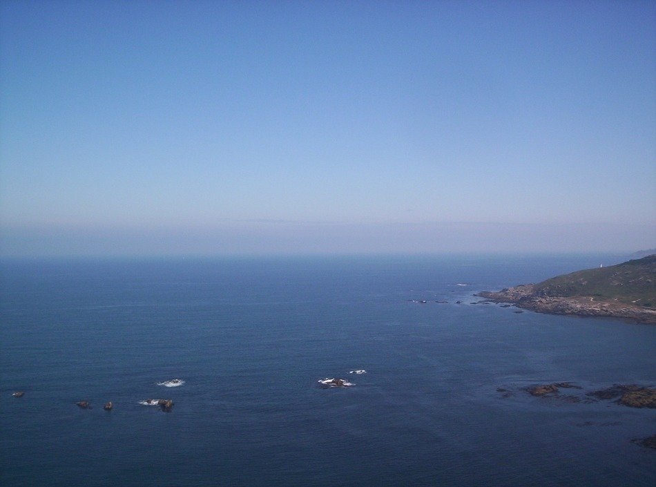 seascape and a blue sky