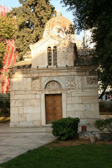 ancient church as a landmark of Athens