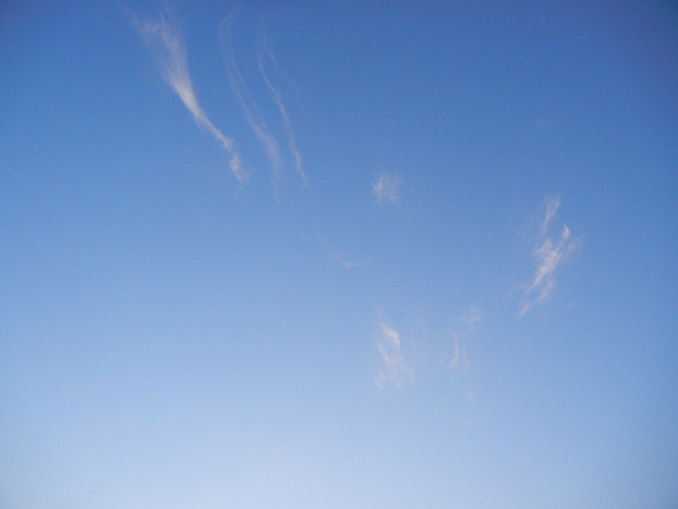light clouds in the sky