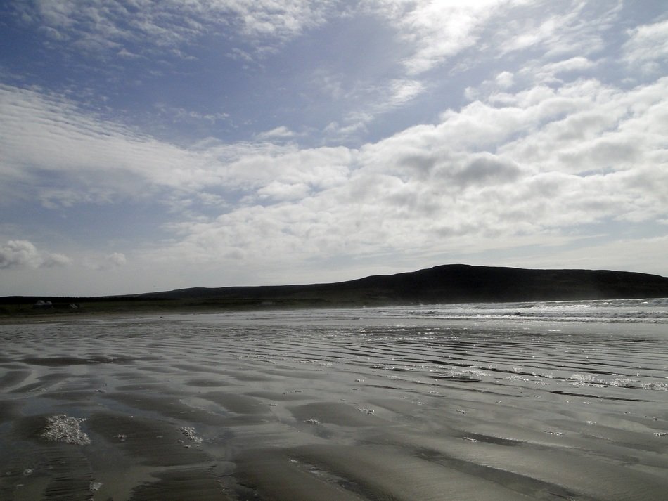 blurred sky over the sea